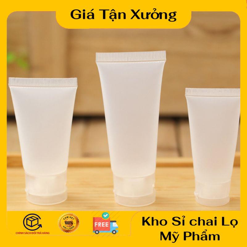 Tuýp Chiết Mỹ Phẩm ❤ TRÙM SỈ ❤ Tuýp nhựa 10ml,15ml,20ml,30ml,50ml chiết mỹ phẩm, dầu gội, sữa tắm , phụ kiện du lịch