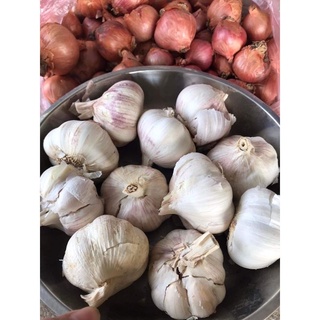 100g tỏi. củ hành 100g