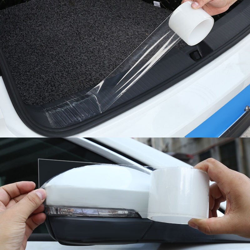 3M Nano Car Stickers Auto Interior Protection Stickers Side Door Protection Films Car Door Sill Full Body Vinyl Stickers Accessories