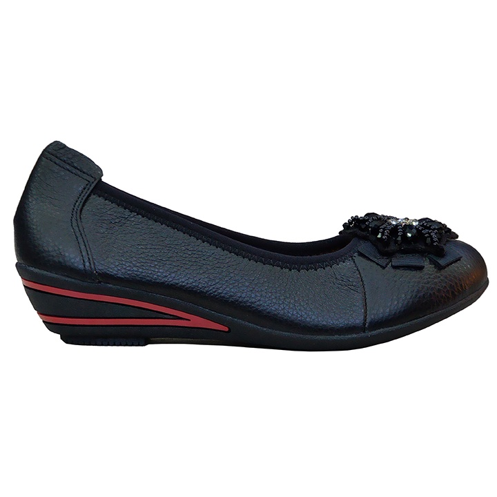 Giày nữ búp bê đế xuồng 5cm HÀ NAM da bò thật thời trang cao cấp GBBN2036