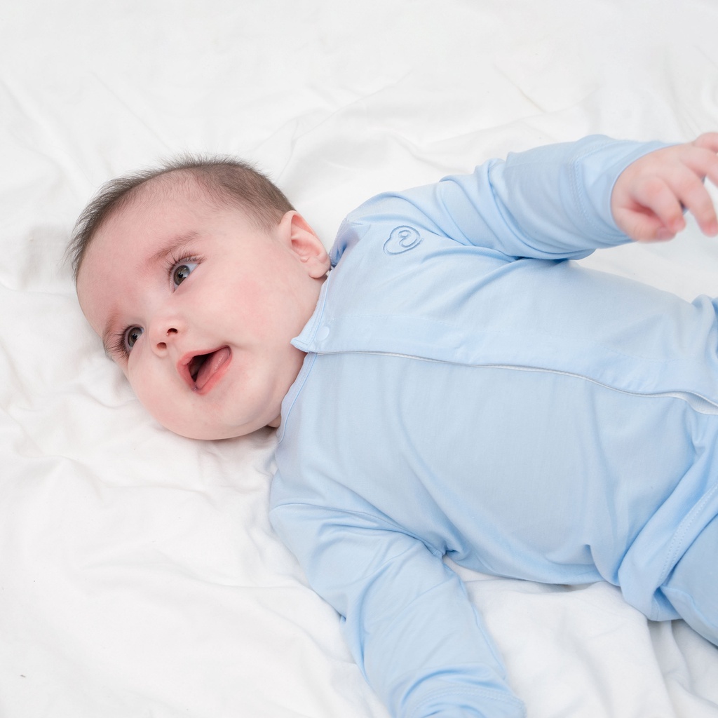 Bộ quần áo dài tay cài giữa Bambus BU Baby BBB110205