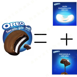 BÁNH OREO SOCOLA PIE  12+2