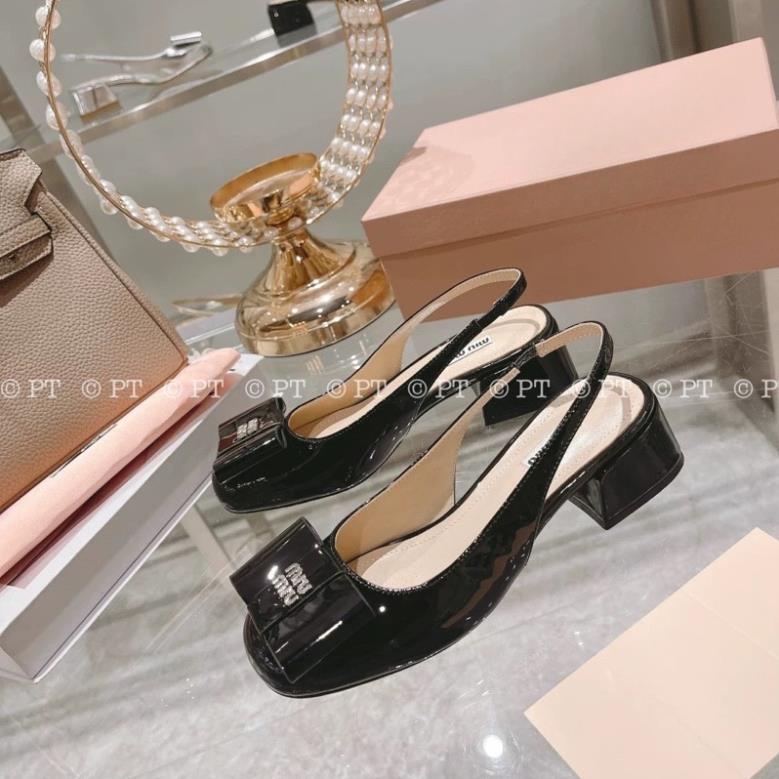 Sandal Miumiu 3 Màu Trắng Đen Kem Full Size 35-39  -  By Anh Dinh Phuong