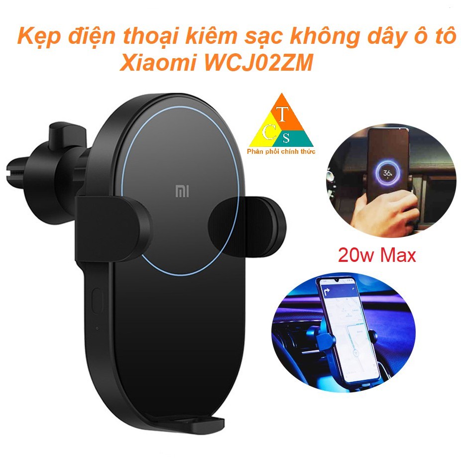 Kẹp điện thoại kiêm sạc không dây ô tô Xiaomi WCJ02ZM