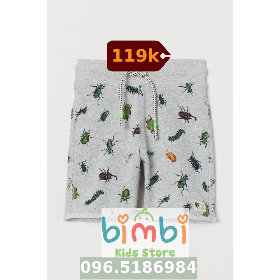 Quần cotton da cá H&M cho bé trai