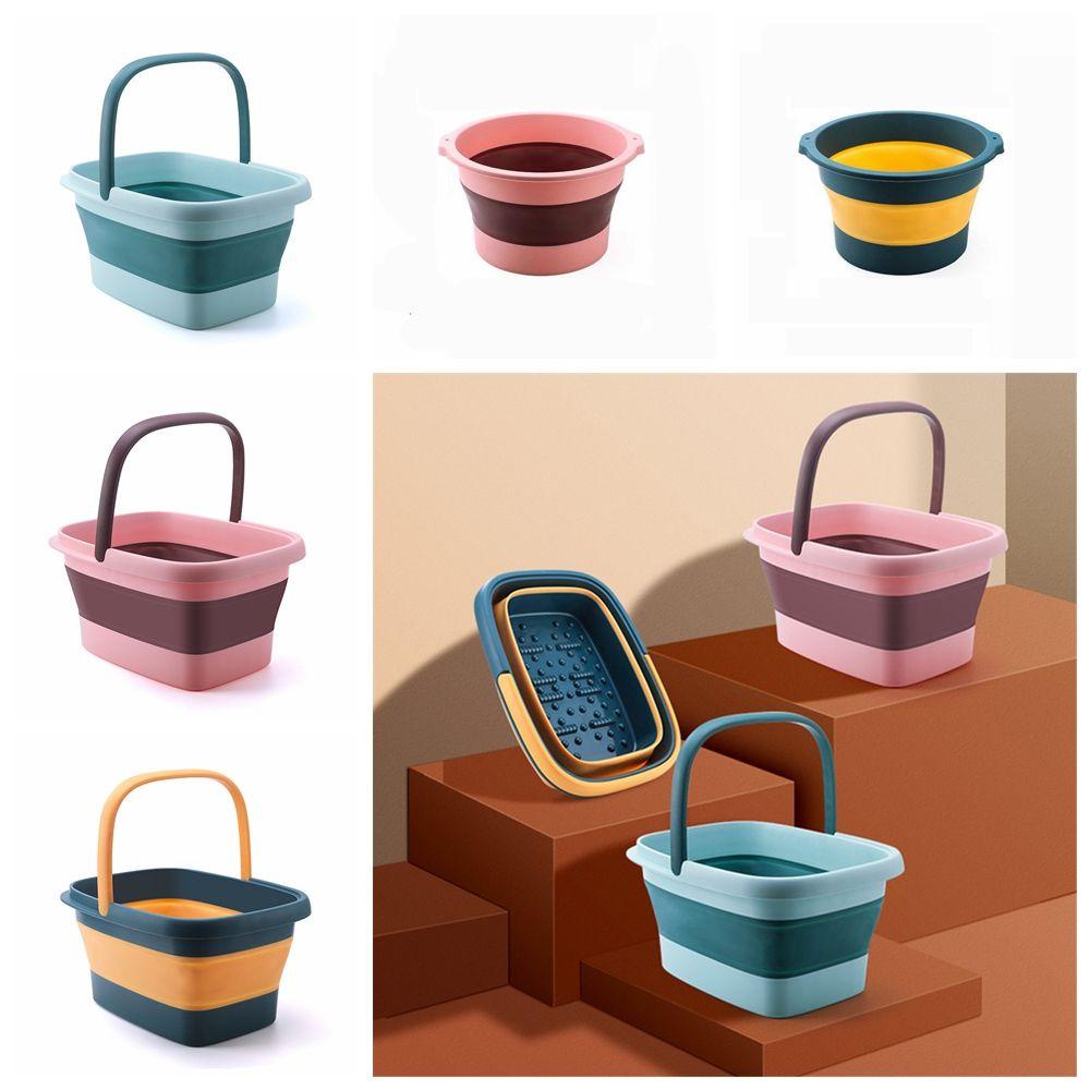 Chậu Ngâm Nước Mát Xa Chân Có Thể Gấp Gọn Tiện Dụng Cho Spa