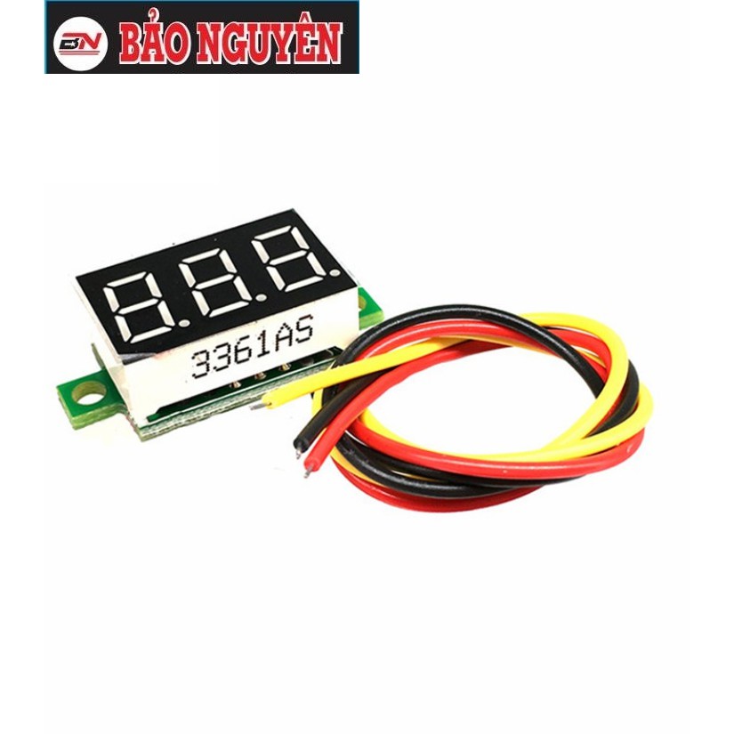 Vol kế đo điện áp 0-100V hiển thị LED 7 đoạn. BN.