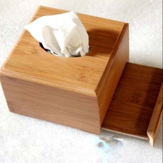 Hộp đựng giấy ăn tre cao cấp
