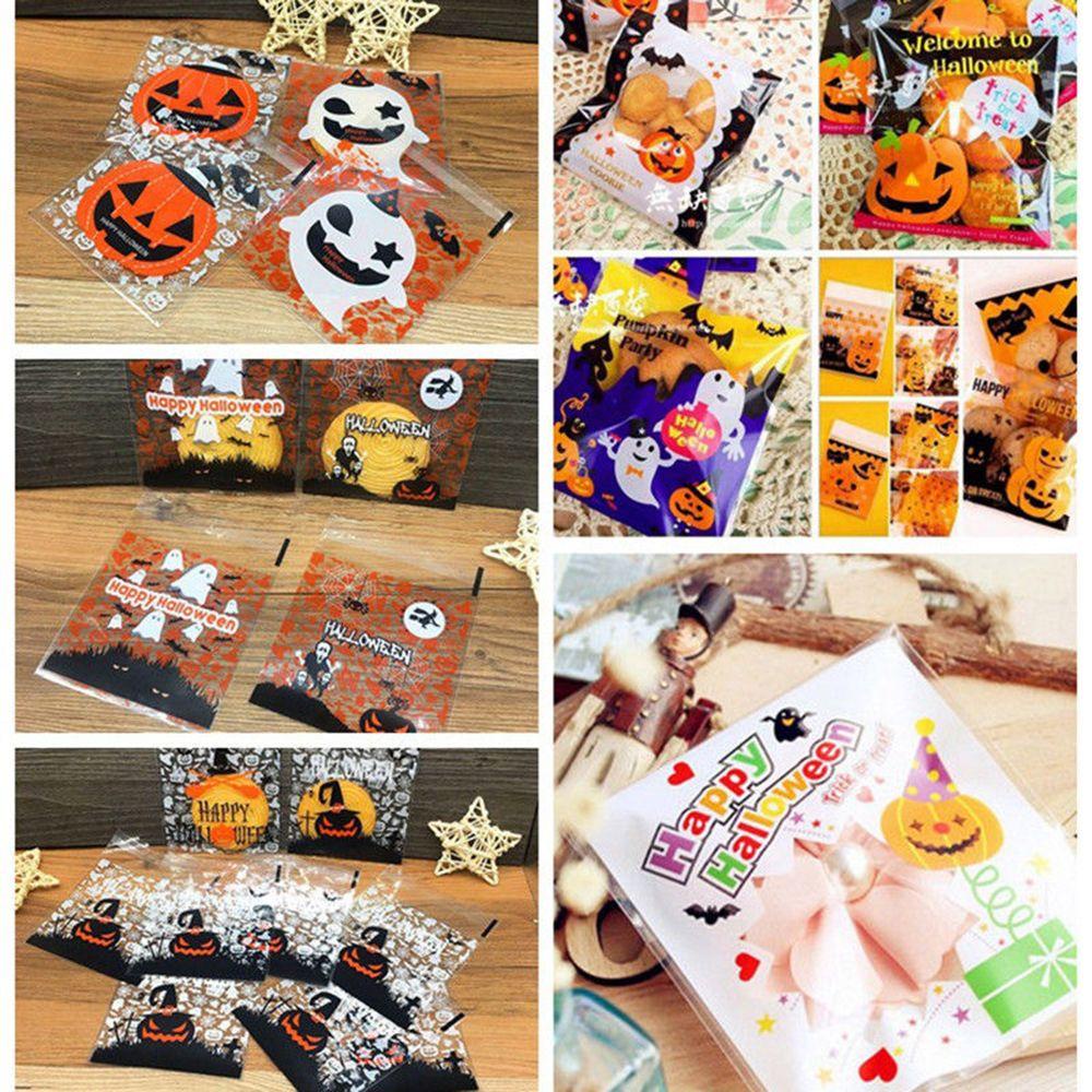 LAKAMIER Set 100 Túi Nhựa Đựng Kẹo Dễ Thương