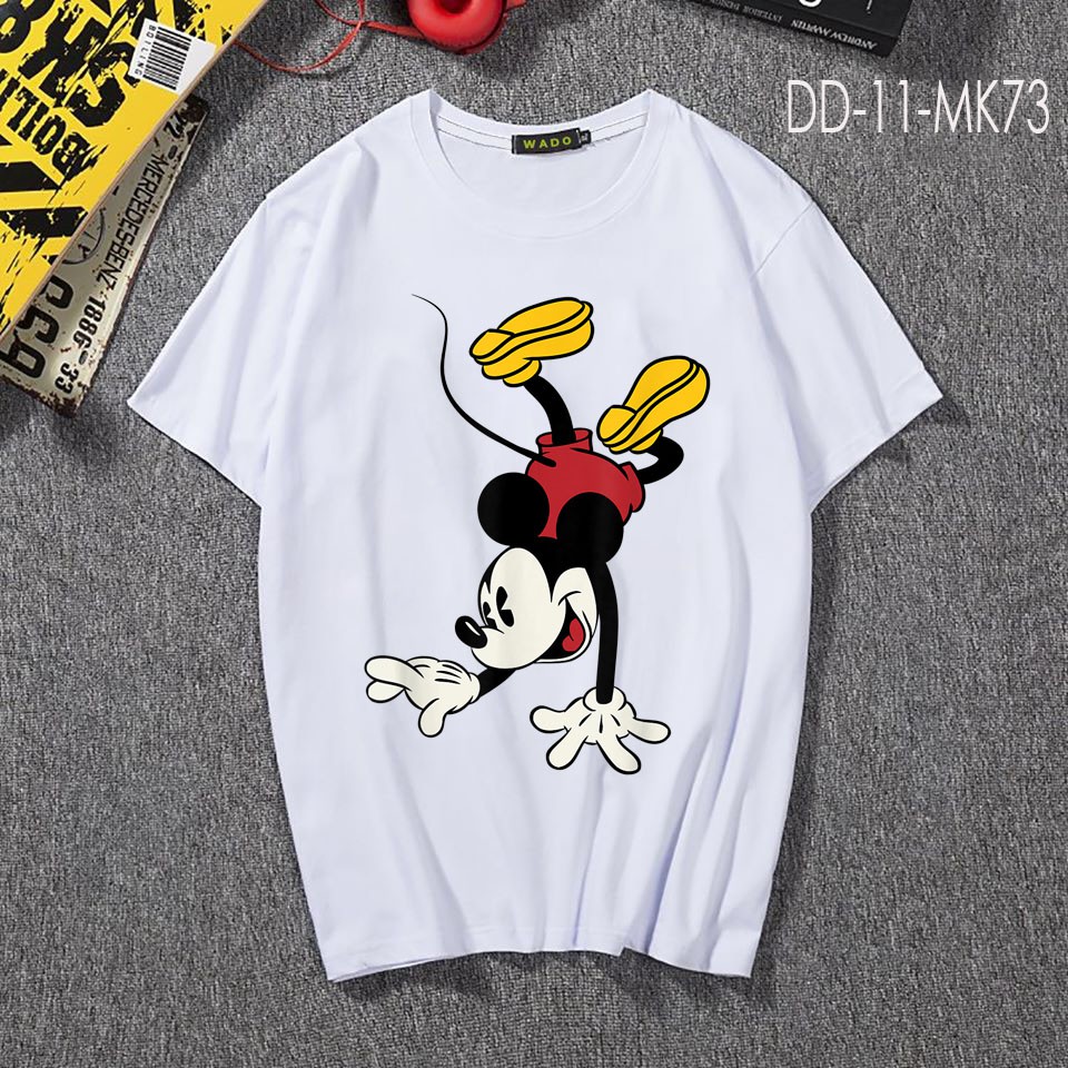 Áo Thun Chuột Mickey ( Có Size Trẻ Em ) Mouse Handstand