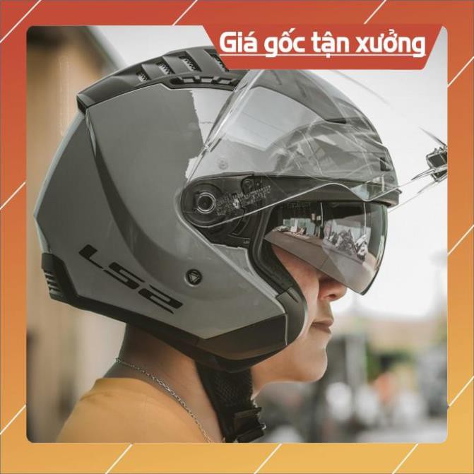 Giá Tại Kho MŨ BẢO HIỂM 3/4 LS2 OF600 COPTER- Free Ship