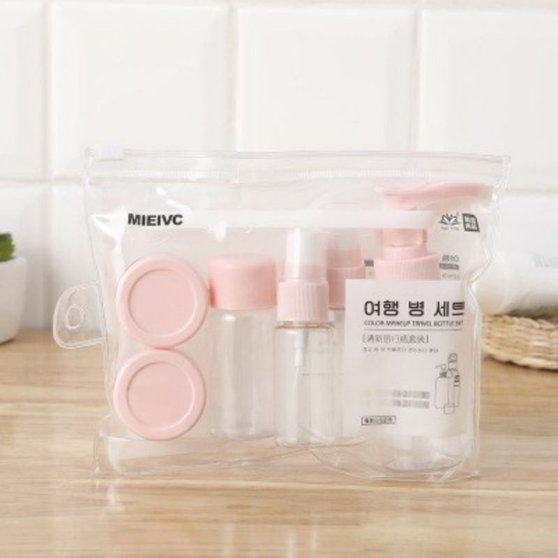 Bộ chiết mỹ phẩm du lịch 7-8 chi tiết