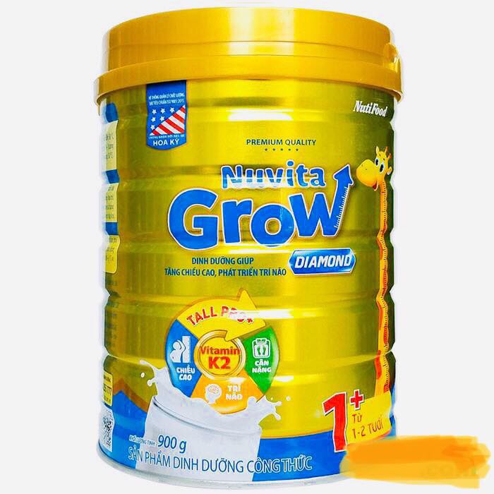 Sữa Nuvita Grow Diamond 1 + 900G (trẻ từ 1-2 tuổi)