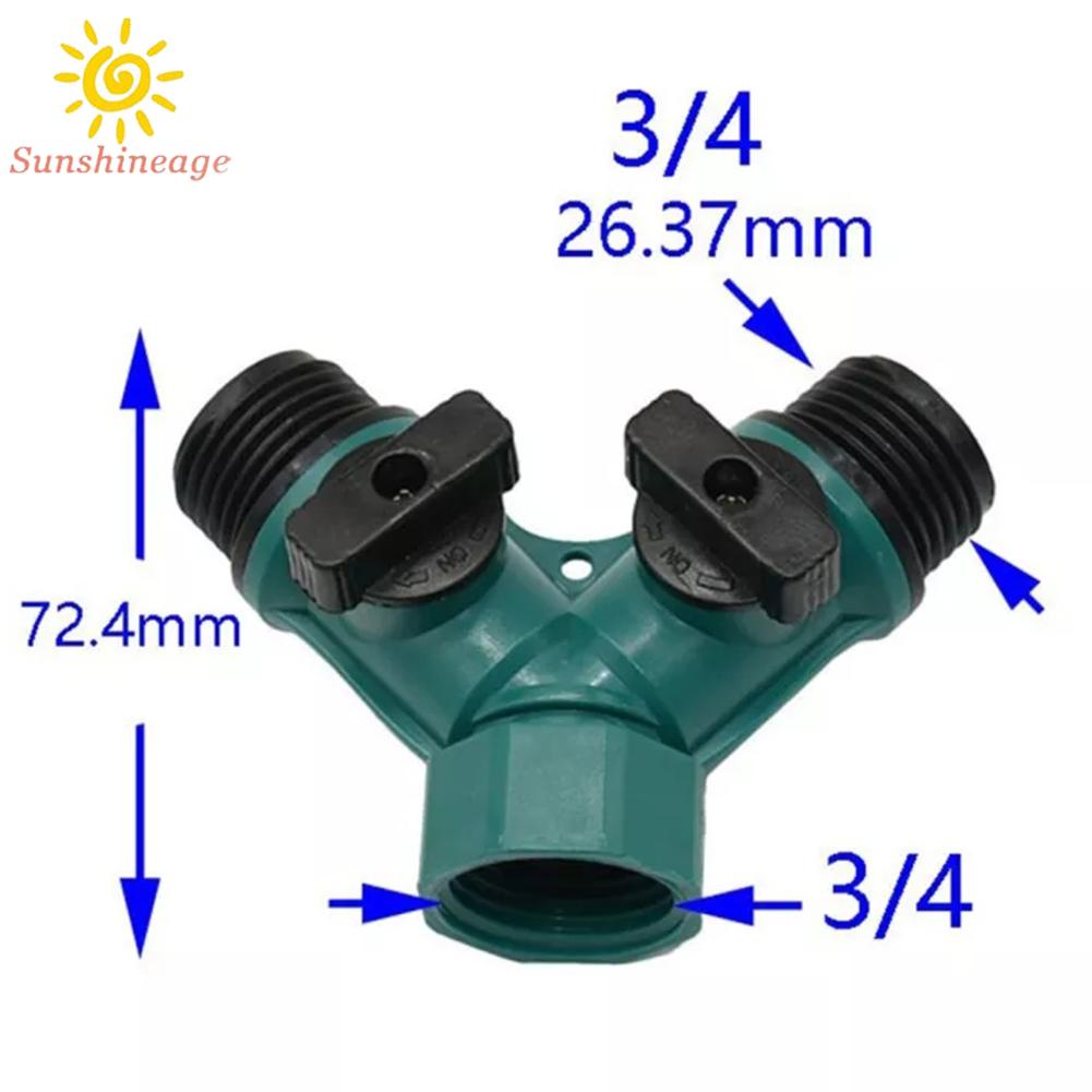 SUNAGE- ~Two-way Connector Garden Garden Hose Hose Splitter Outdoor Tap Y-Type - Watering【SUNAGE-HOT Fashion】