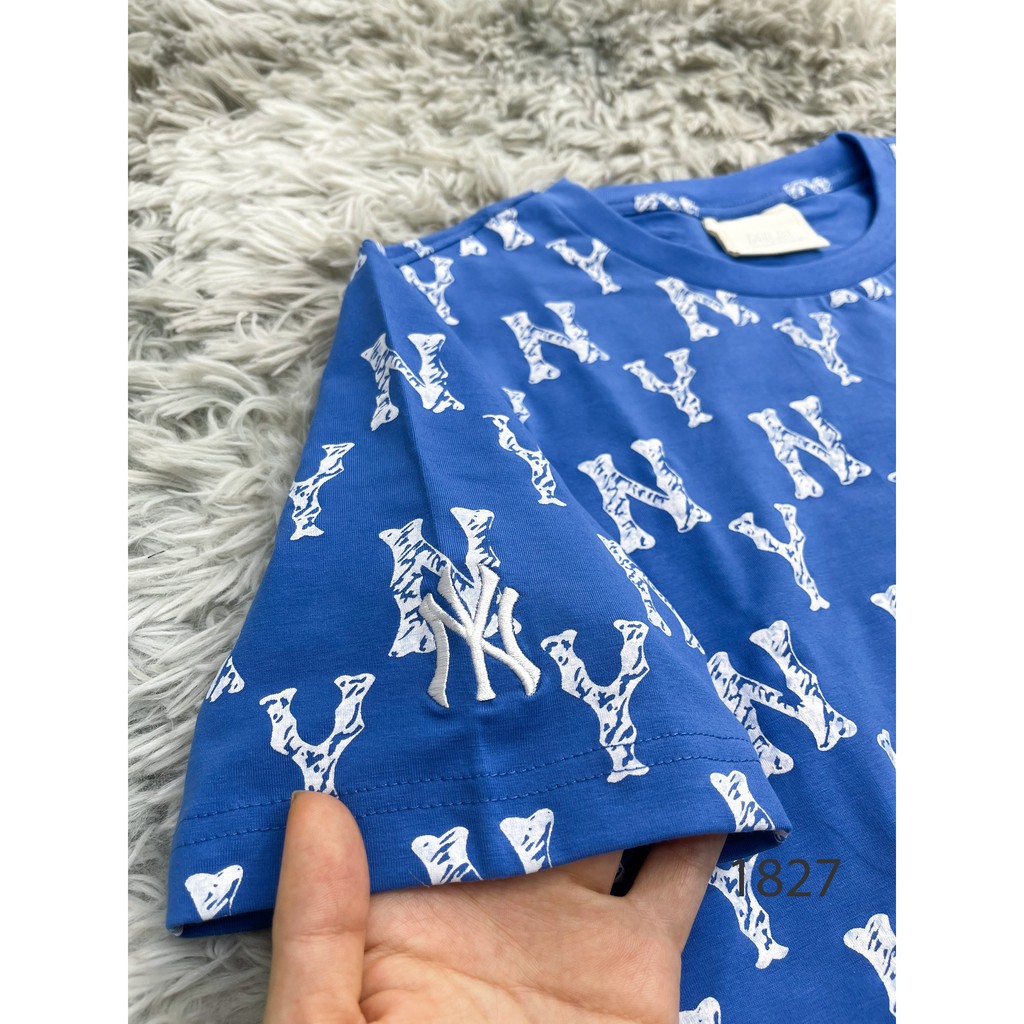 (HÀNG XUẤT XỊN) Áo xanh 1827 Monogram mix Pocket Tee Blue Made in v//n full-tag-code  Size XS S M L
