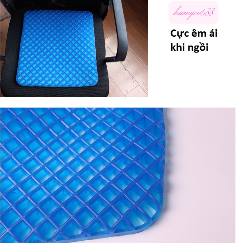 Đệm ngồi 2 lớp 3D thoáng khí MAGIC CUSHION - Nệm ngồi ghế văn phòng, ô tô