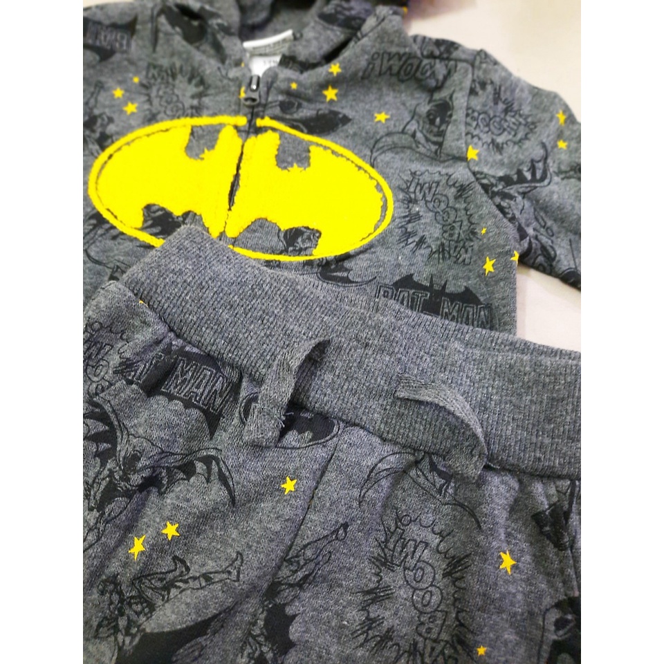 BỘ NỈ BATMAN CHO BÉ TRAI/ BỘ NỈ ẤM CHO BÉ TỪ 3-24M