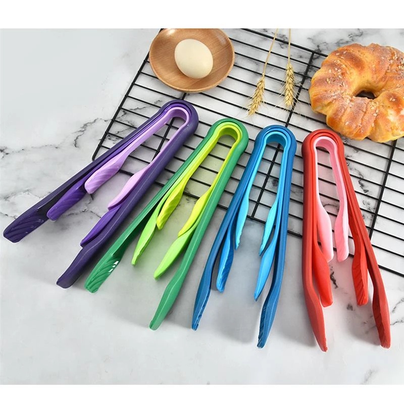Set 3 Kẹp Gắp Thức Ăn Bằng Silicone PP Chống Trượt Cách Nhiệt Đa Năng