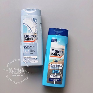 Gel tắm + gội + bọt cạo râu balea men cực kì tiện dụng 3in1