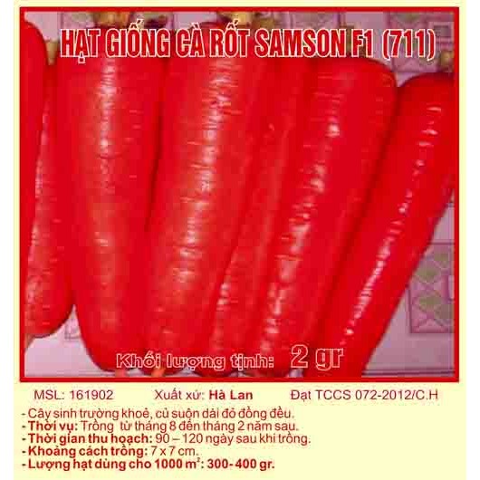 Hạt giống cà rốt