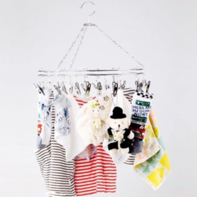 Móc tròn inox treo quần áo