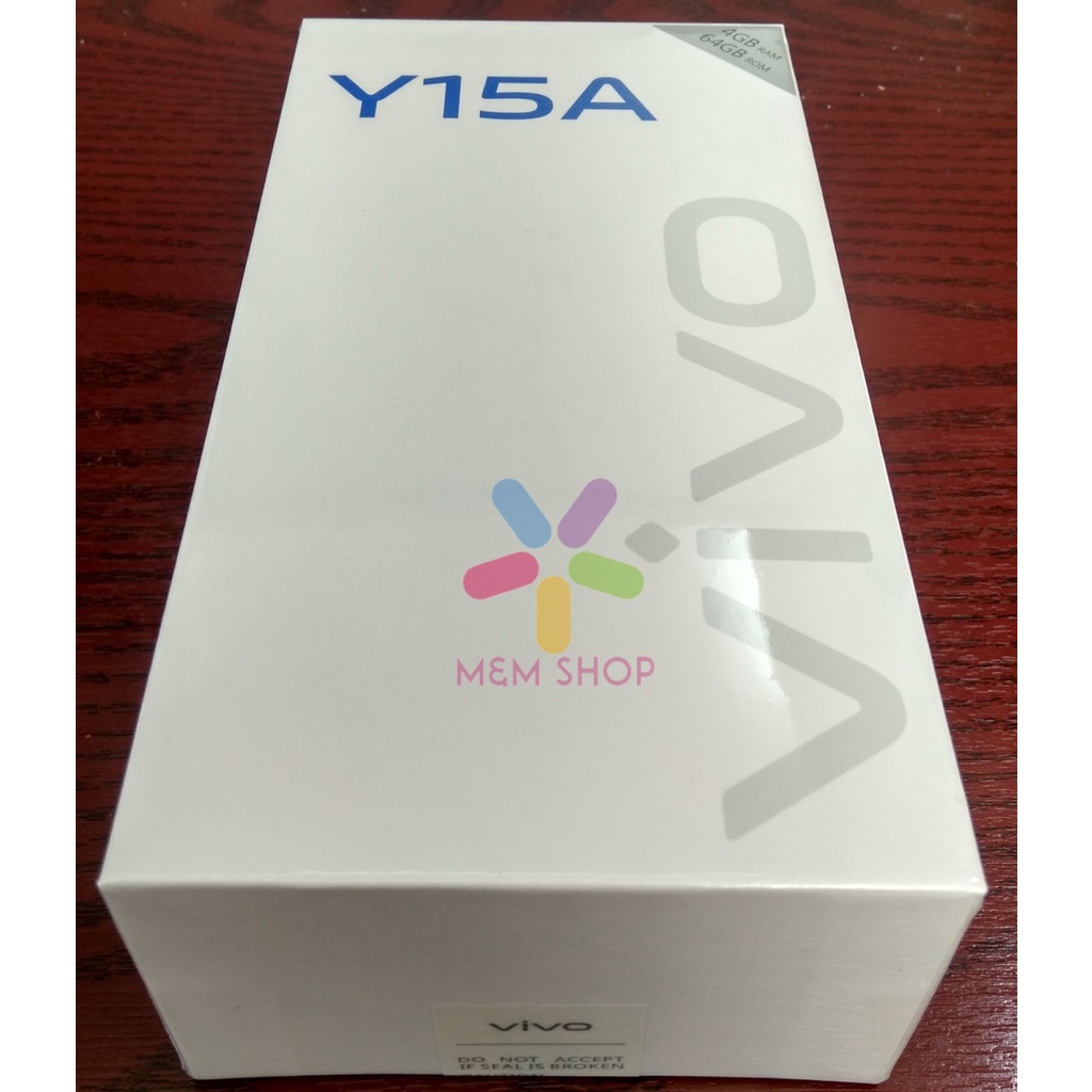 Điện thoại Vivo Y15A (4GB/64GB) - NGUYÊN SEAL - CHÍNH HÃNG MỚI 100%