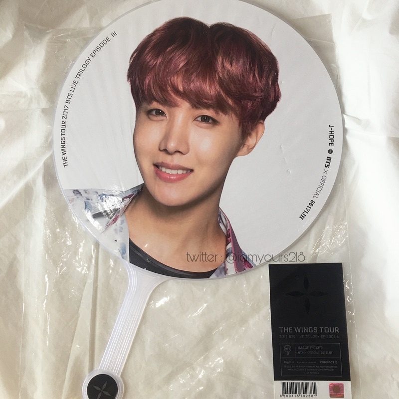 | OFFICIAL | QUẠT THẦN TƯỢNG BTS - IMAGE PICKET THÀNH VIÊN JHOPE - THE WINGS TOUR