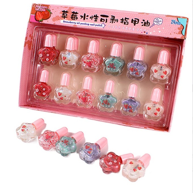 1 Lọ Sơn Móng Tay lột được cho trẻ em, sơn móng tay tự bong tiện dụng cho bé gái E1144