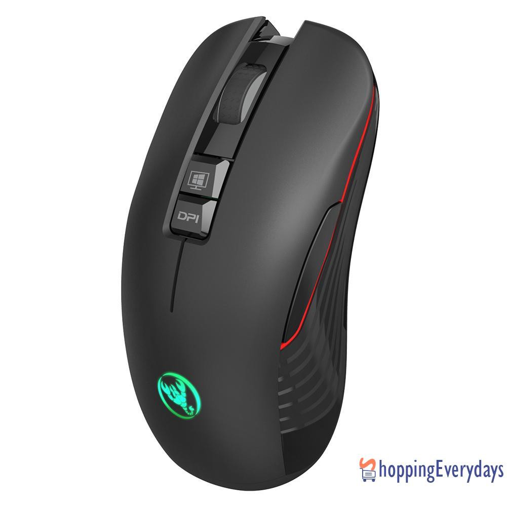 SV Chuột Gaming Không Dây Hxsj T30 3600 Dpi 7 Màu