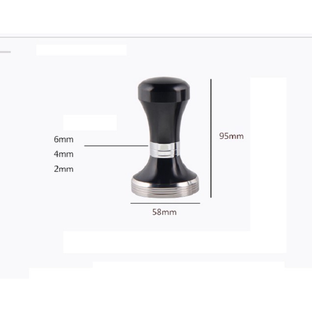 TAMPER NÉN - ĐÁY PHẲNG - KHỐI LƯỢNG 500 G - KÍCH THƯỚC 49MM, 51MM, 53MM, 58 MM