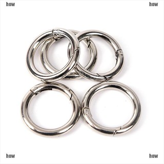 Set 5 Khoen Móc Hình Tròn Bằng Kim Loại 35mm
