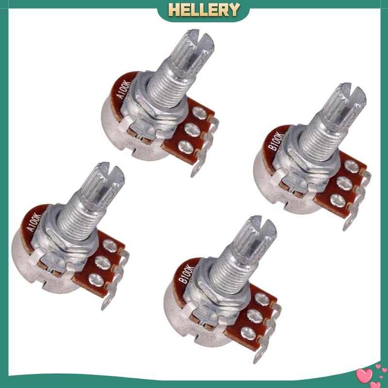 Chiết Áp Âm Thanh A100K &amp; B100K 18mm Chuyên Dụng Cho Đàn GUITAR / BASS