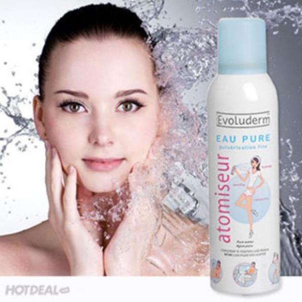 Xịt khoáng Evoluderm Atomiseur Eau Pure 400ml - Donna.cosmetics