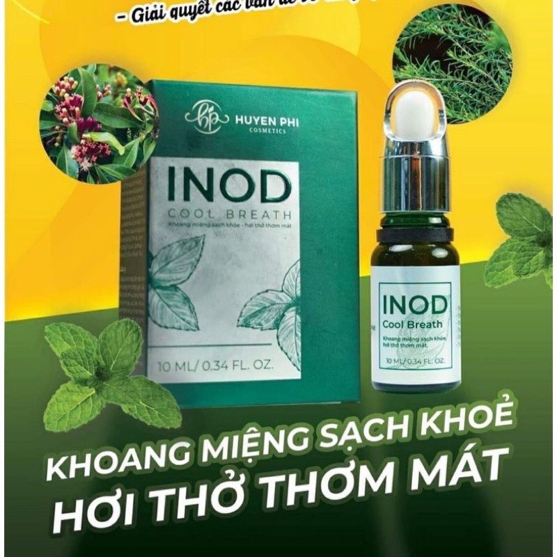 Tinh Dầu Hôi Miệng Huyền Phi  INOD Khử Mùi Giúp Bạn Hơi Thở Thơm Mát Phòng Chống Các Bệnh Răng Miệng Dứt Điểm