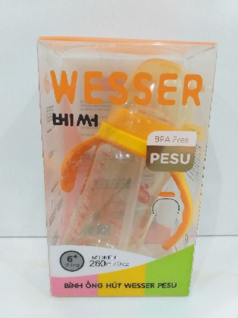 Bình uống nước Wesser 260ml.