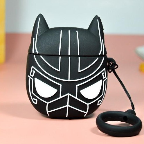 Vỏ Case Airpods Marvel siêu anh hùng, silicon tai nghe Airpod 2