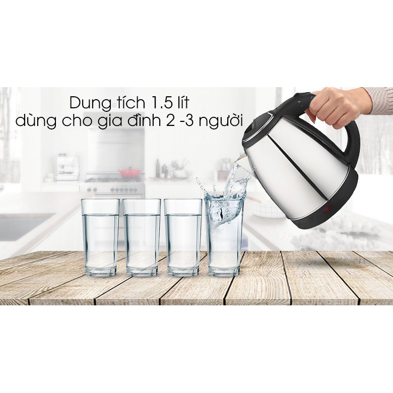 Bình siêu tốc Delites 1.5 lít ST15S01