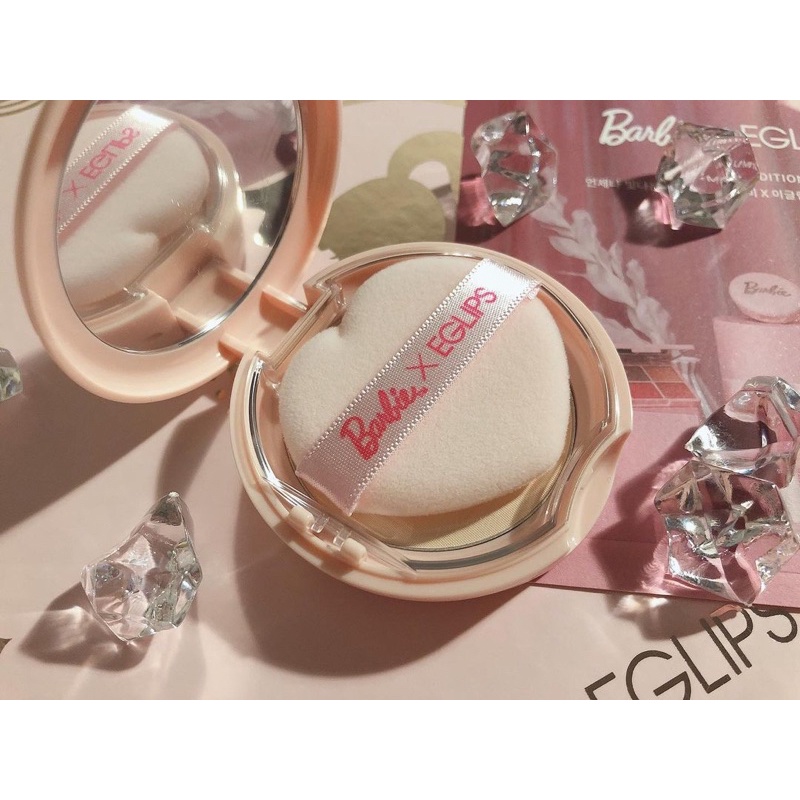 Phấn phủ dạng nén Eglips x Barbie Blur Powder Pact Limited Edition 9g (Bill Hàn)