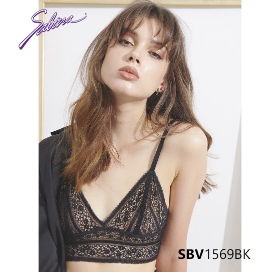 Combo Áo Lót Ren Quyến Rũ Độc Đáo Và Quần Đồng Bộ Màu Đen Mad Moiselle By Sabina SBV1569BK+SUV1569BK | BigBuy360 - bigbuy360.vn