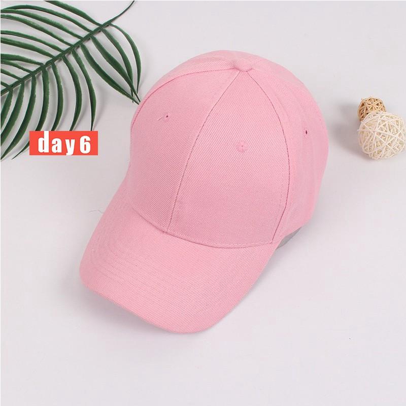 Mũ Lưỡi Trai Màu Trơn Unisex