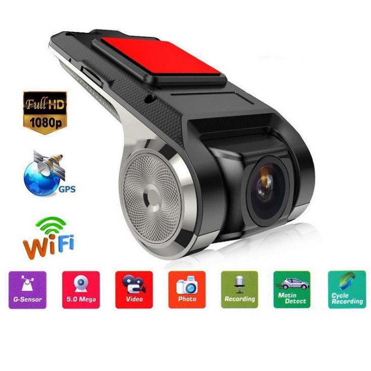 🍀Freeship🍀Camera hành trình U2 android hỗ trợ quay đêm Full HD 1080p - Cổng USB