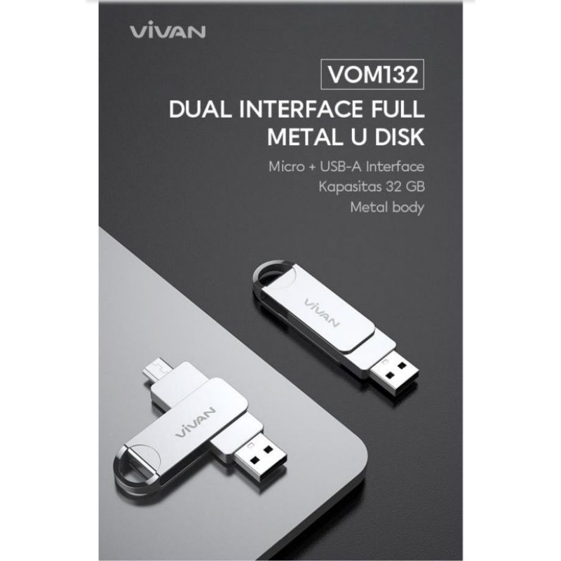 Usb Otg Vivan Vom132 32gb Cho Mọi Loại Điện Thoại | BigBuy360 - bigbuy360.vn