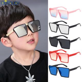 Kính Mát Gọng Vuông Tráng Gương Nhiều Màu Tuỳ Chọn Thời Trang Cho Bé