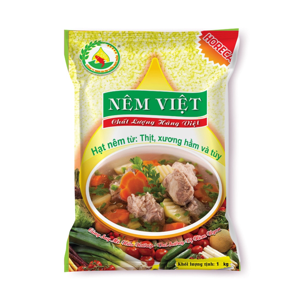 Hạt nêm Việt từ thịt heo, xương ống, tủy gói 1KG dòng Horeca