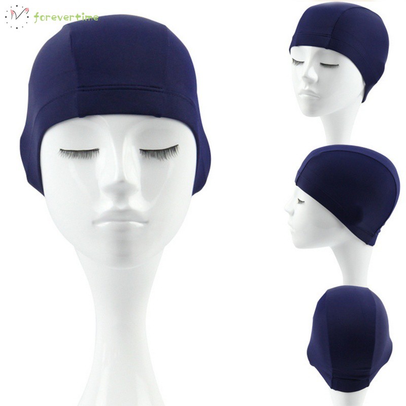 #mũ# Easy Fit Adult Swimming Hat Cap Swim Men Women Unisex Nylon Spandex Fabric New