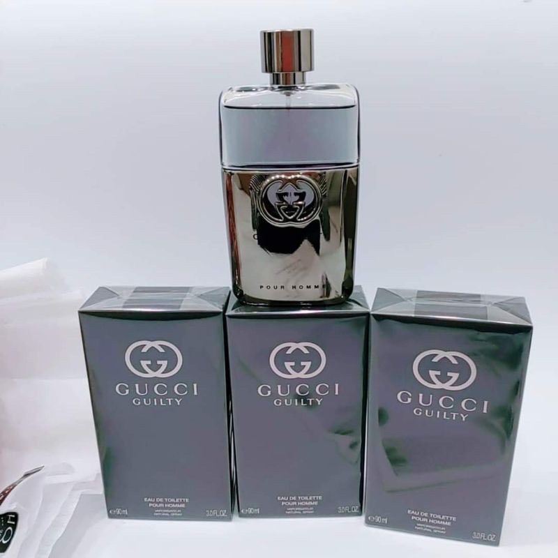 Nước hoa  Gucci Guilty Pour Homme EDP 90ML, Nước hoa Gucci đen