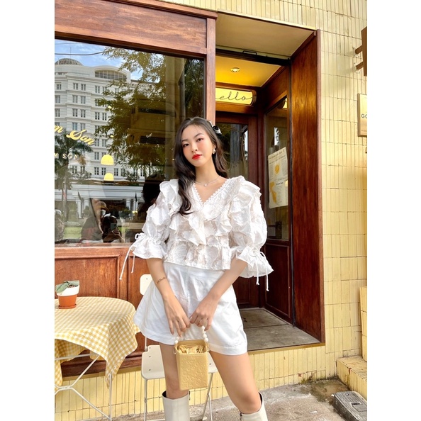 Cici Top, áo ren tiểu thư của Owlcat.chu | BigBuy360 - bigbuy360.vn