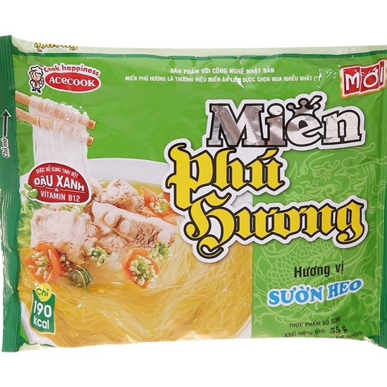 Miến PHÚ HƯƠNG 2 Vị  - gói 55g date mới