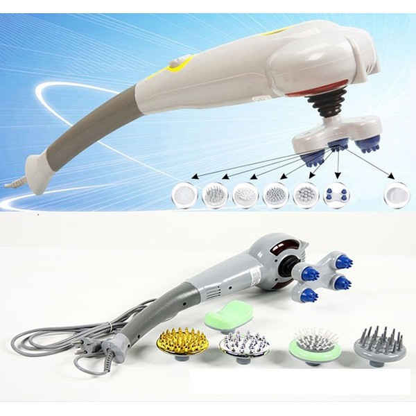 MÁY MAT XA CẦM TAY 7 ĐẦU MASSAGER B-999 LOẠI TỐT