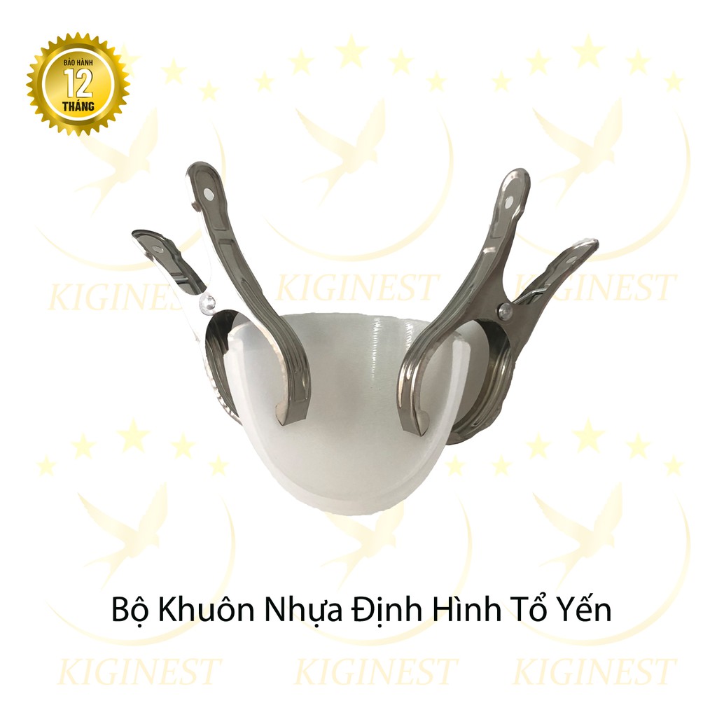 BỘ KHUÔN NHỰA ĐỊNH HÌNH ĐẮP SẤY TỔ YẾN - 2 KẸP INOX